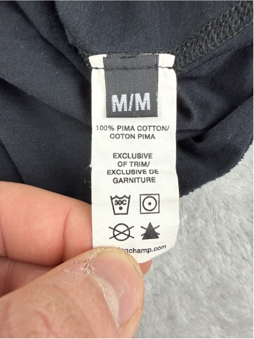Reigning Champ Black Pima Cotton Long Sleeve Medium - Picture 4 of 9